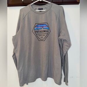 Patagonia Men's Fitz Roy Hex Lightweight Crew Sweatshirt Size XXL